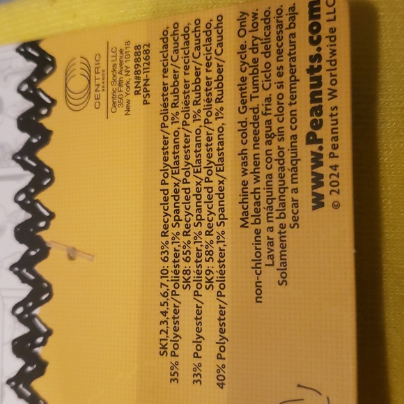 Peanuts 10 pack of low cut socks shoe size 4-10 NWT - Picture 7 of 8